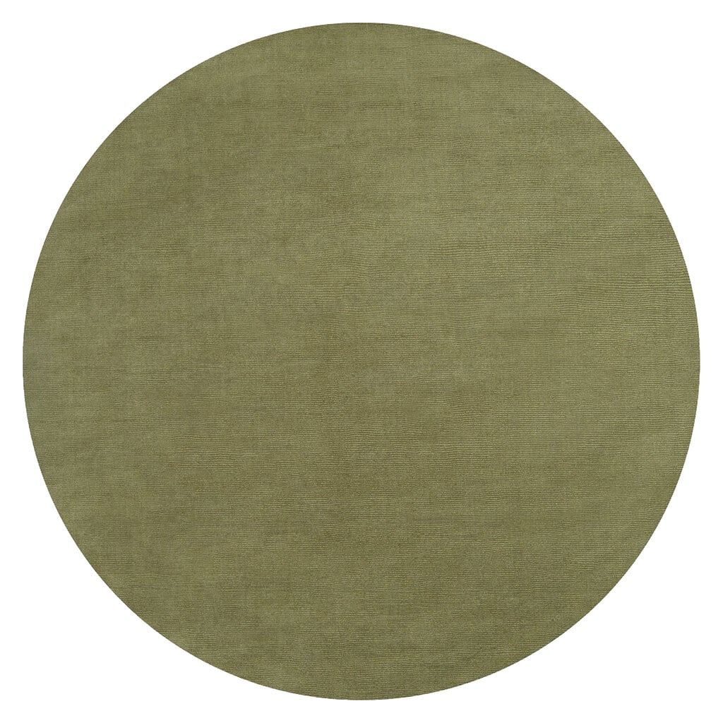 MYST RIBBED RUG OLIVE GREEN