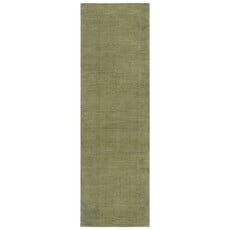 MYST RIBBED RUG OLIVE GREEN