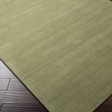 MYST RIBBED RUG OLIVE GREEN
