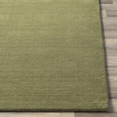 MYST RIBBED RUG OLIVE GREEN
