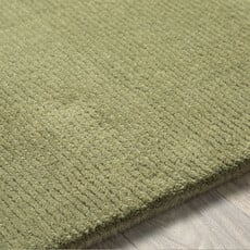 MYST RIBBED RUG OLIVE GREEN