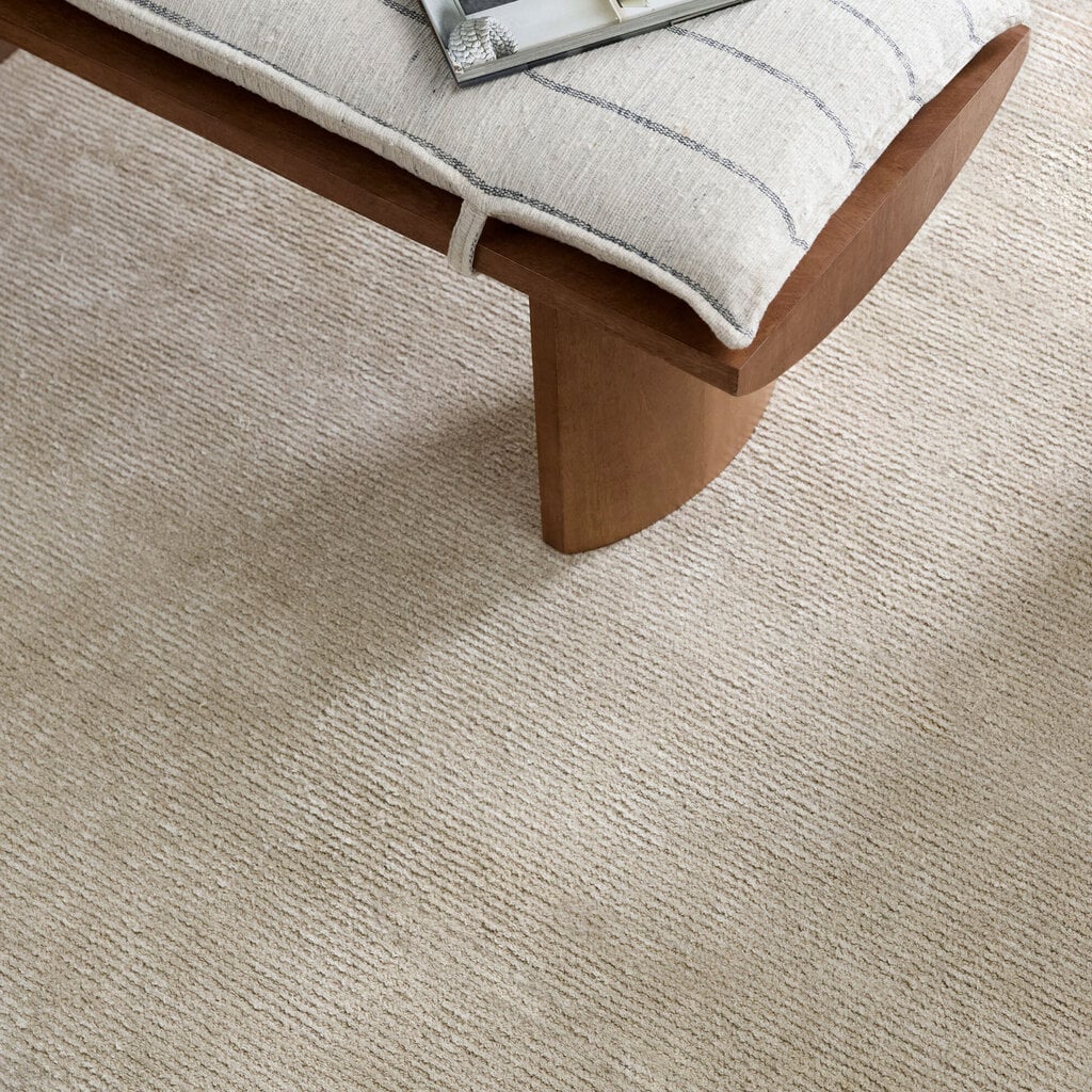 REMERGE RIBBED RUG SAND