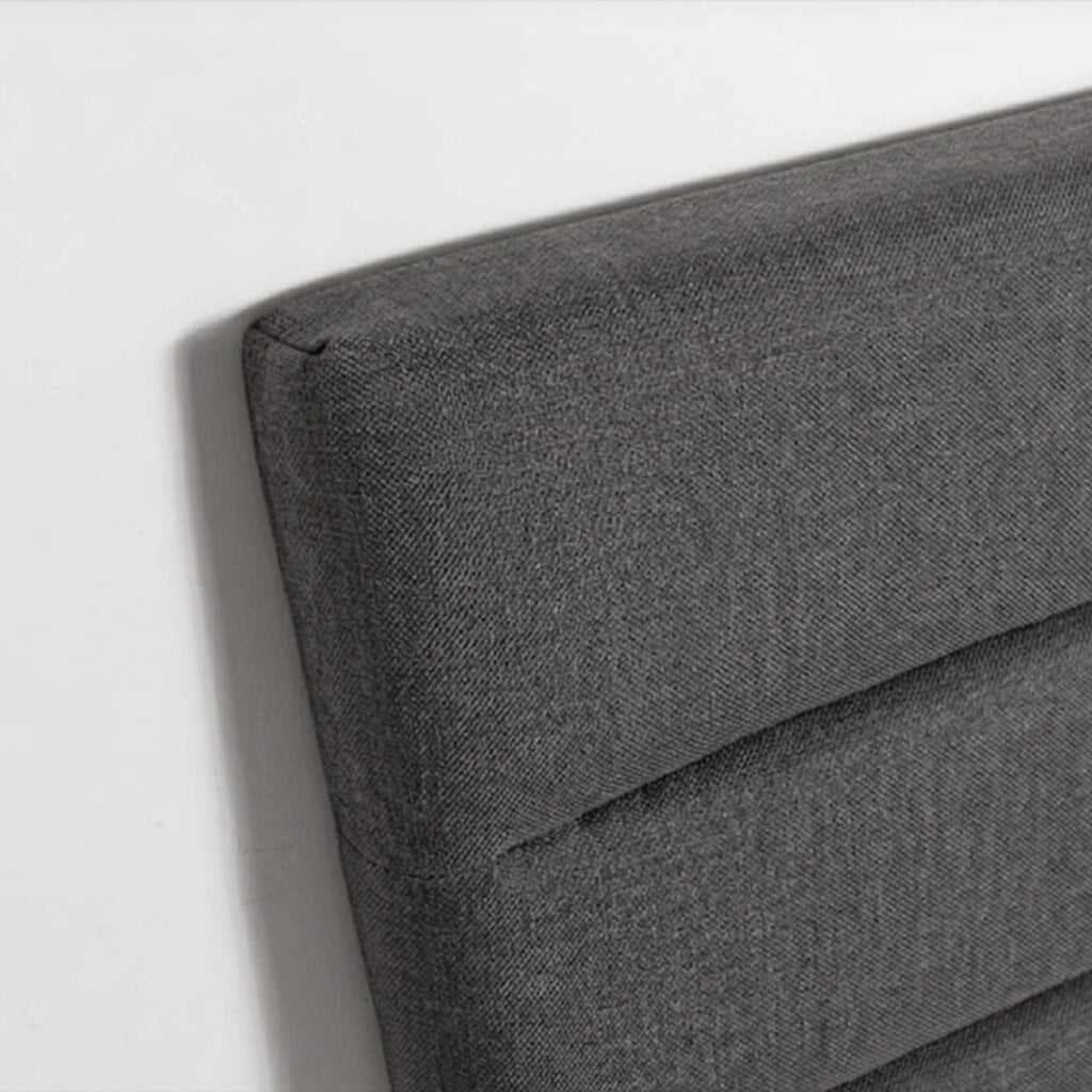 GEMINI BED DARK GREY Storage Optional