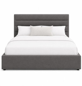 GEMINI BED DARK GREY Storage Optional