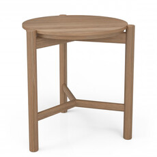 BOWIE ROUND SIDE TABLE OAK By HUPPE