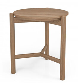BOWIE ROUND SIDE TABLE OAK By HUPPE