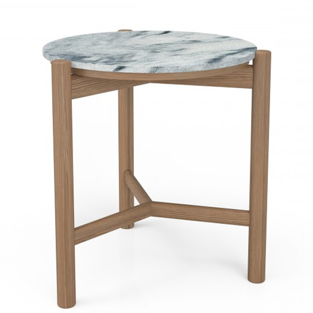 BOWIE ROUND SIDE TABLE OAK By HUPPE