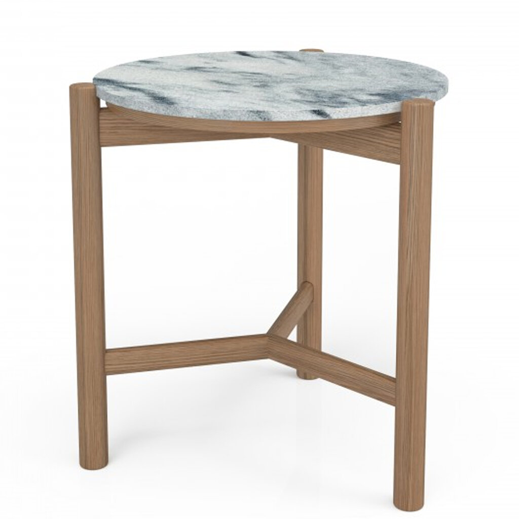 BOWIE ROUND SIDE TABLE OAK By HUPPE