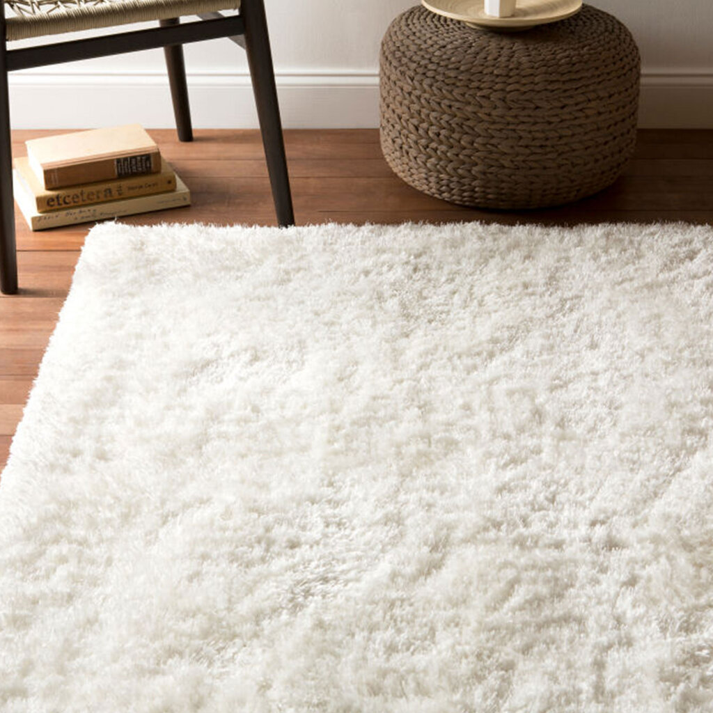 THE PERFECT SHAG RUG WHITE