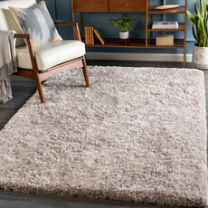 THE PERFECT SHAG RUG TAUPE