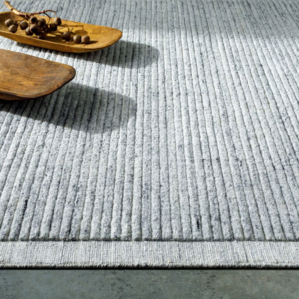 CAMDEN RIBBED RUG MIST