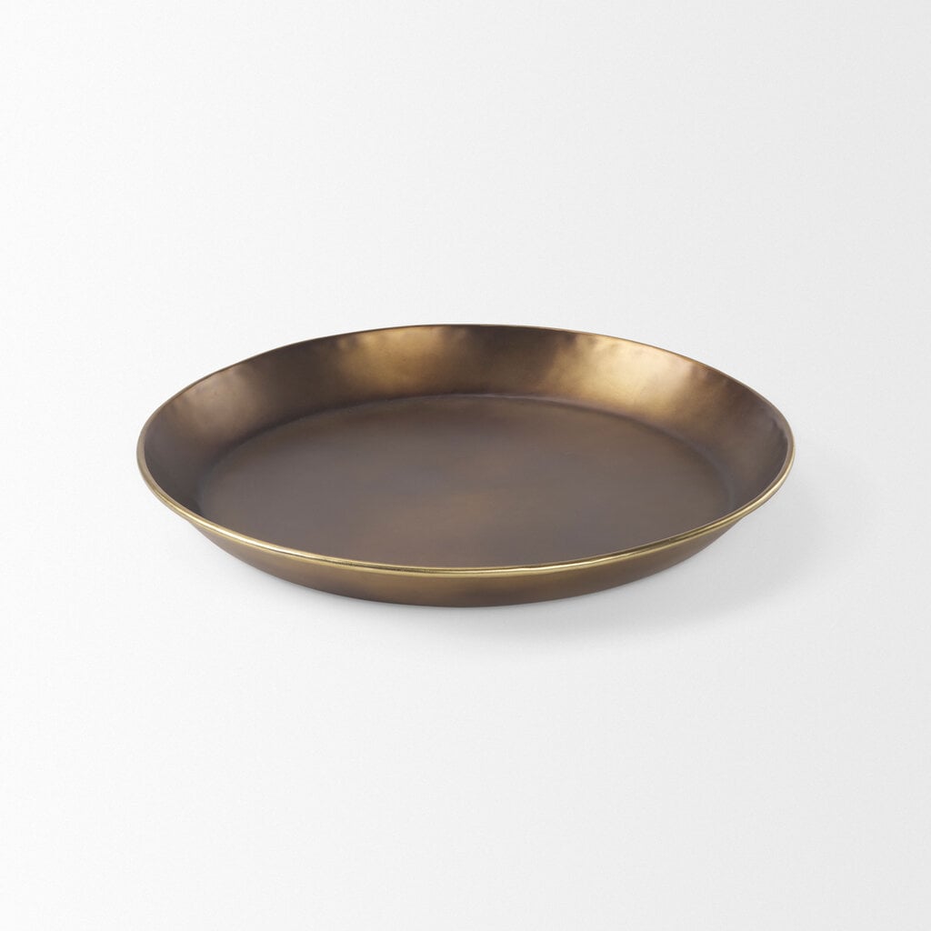 WESTON ALUMINUM TRAY BRASS 20"