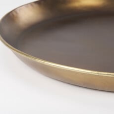 WESTON ALUMINUM TRAY BRASS 20"