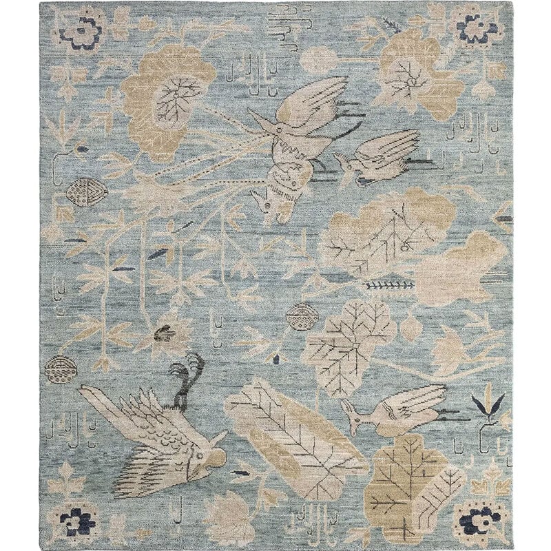 AVIARY WOOL RUG SKY