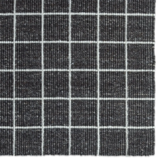 OXFORD RUG BLACK
