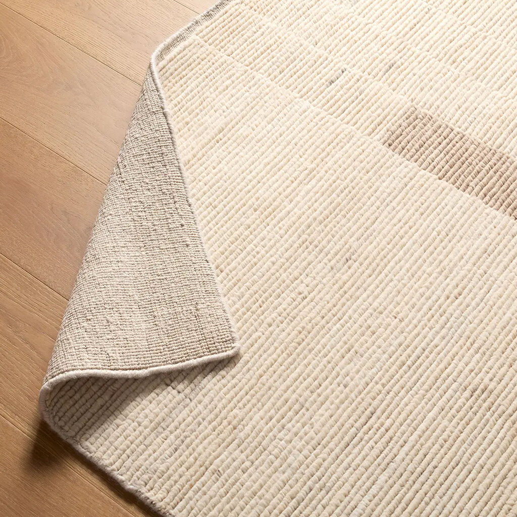 NORDBY WOOL RUG FLAX