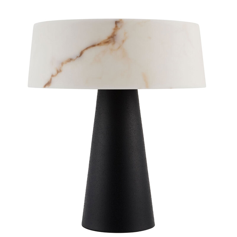 JESMOND ACCENT TABLE LAMP STONE SHADE