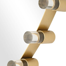 CHARMING MIRROR ACRYLIC AND GOLD