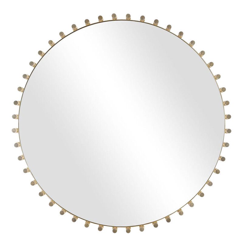 CHARMING MIRROR ACRYLIC AND GOLD
