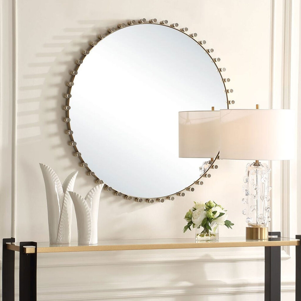 CHARMING MIRROR ACRYLIC AND GOLD
