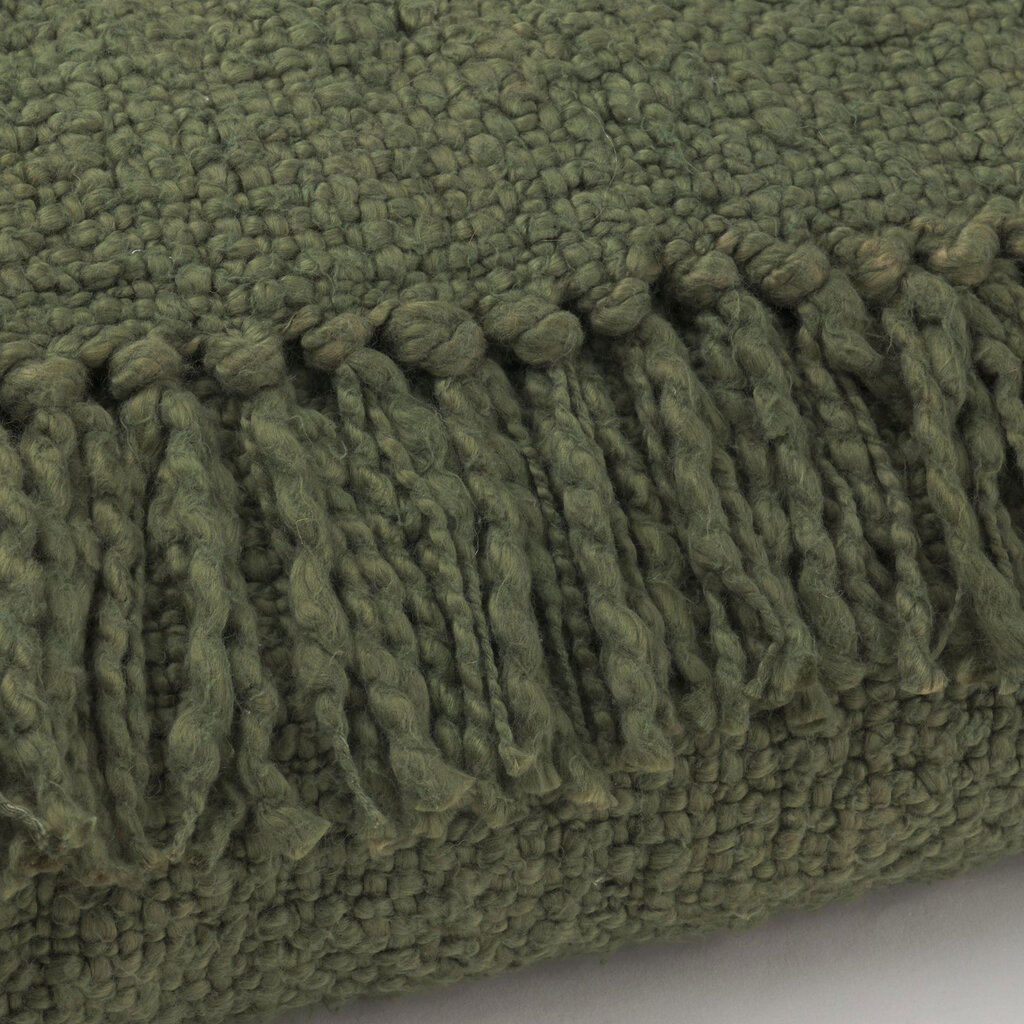 SOMER COTTON WOVEN THROW PINE