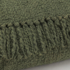 SOMER COTTON WOVEN THROW PINE