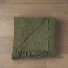 SOMER COTTON WOVEN THROW PINE