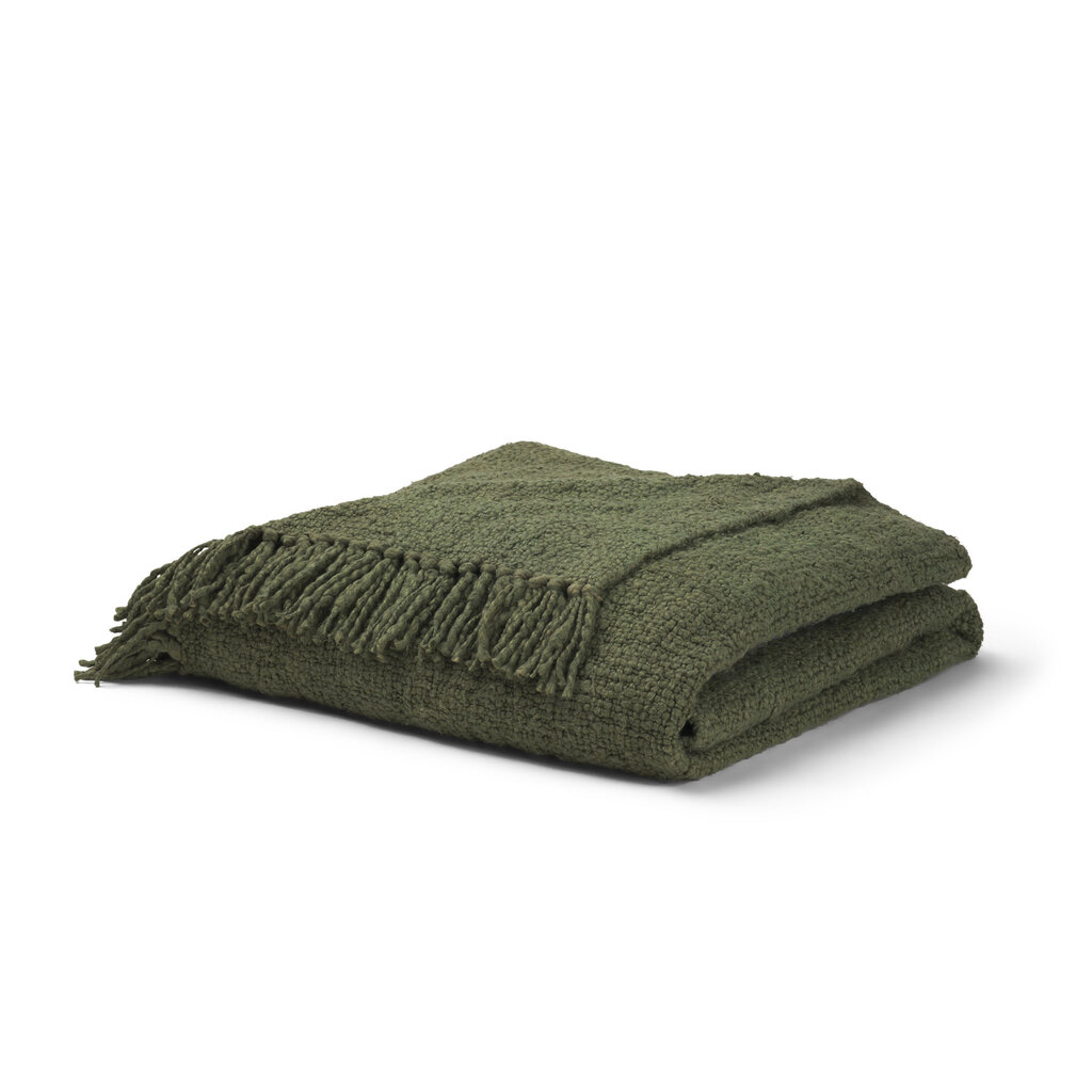 SOMER COTTON WOVEN THROW PINE