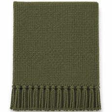SOMER COTTON WOVEN THROW PINE