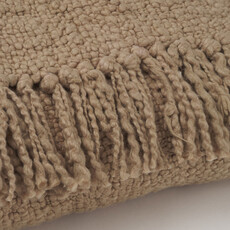 SOMER COTTON WOVEN THROW SAND