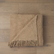 SOMER COTTON WOVEN THROW SAND