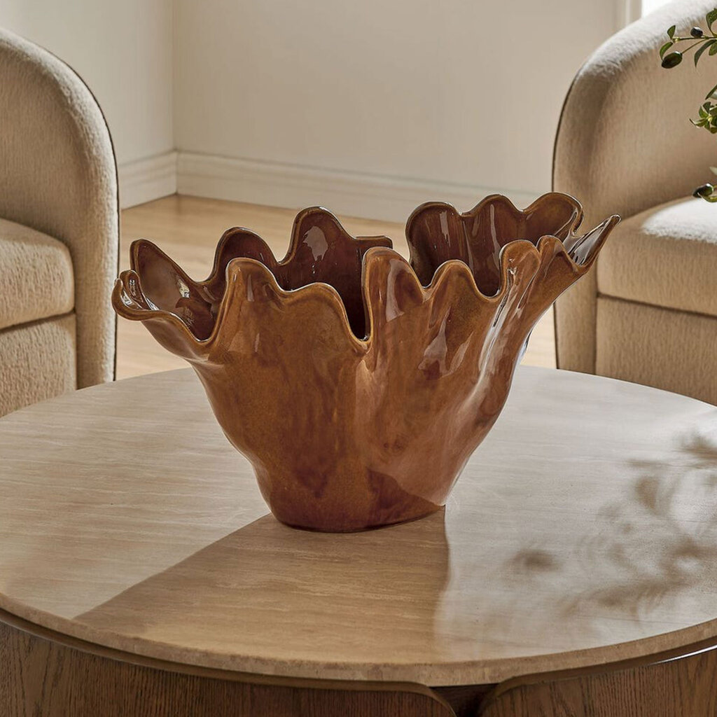 AMBER TIDE DECORATIVE BOWL