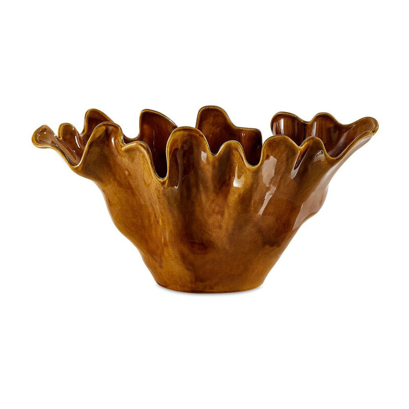 AMBER TIDE DECORATIVE BOWL