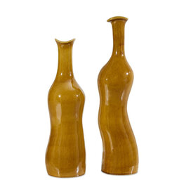 SIENNA FLOW BOTTLE VASES SET-2
