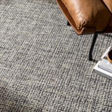 ANNE GRID RUG CHARCOAL