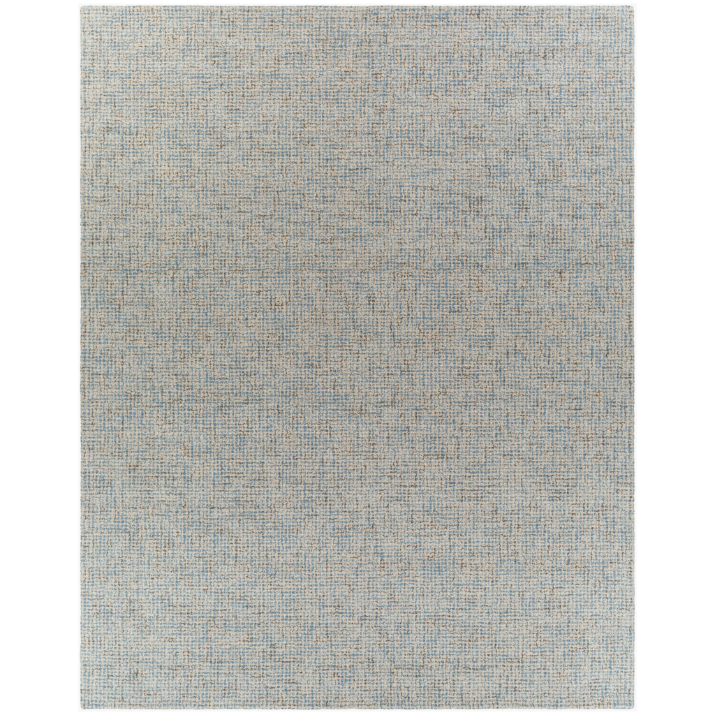 ANNE GRID RUG BLUE