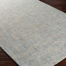 ANNE GRID RUG BLUE