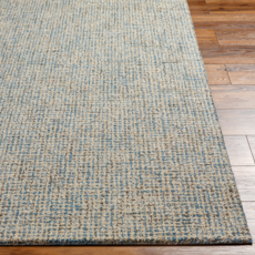 ANNE GRID RUG BLUE