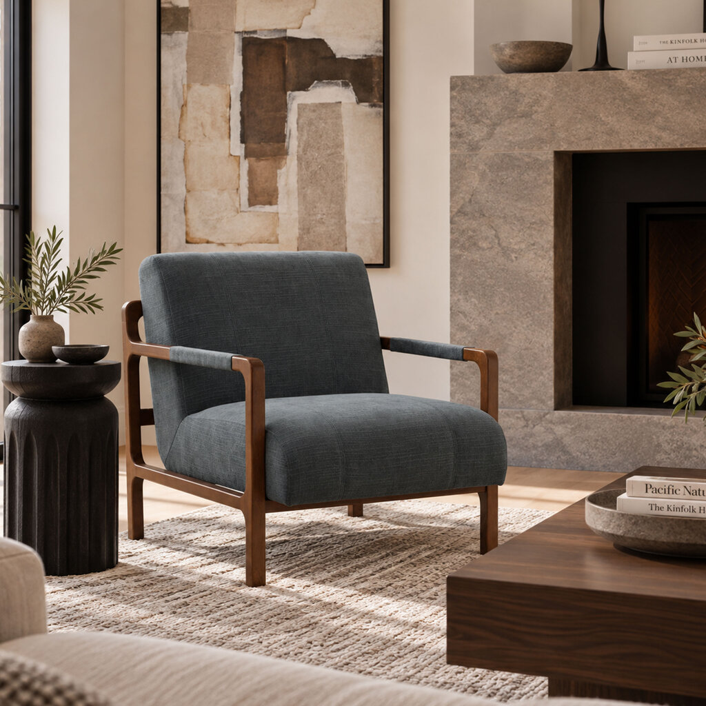 JONA ACCENT CHAIR BLUE