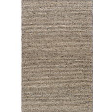MIRA WOOL RUG DARK BROWN
