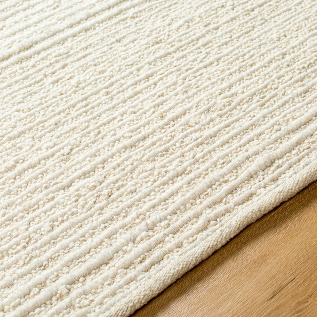 MIRA WOOL RUG IVORY