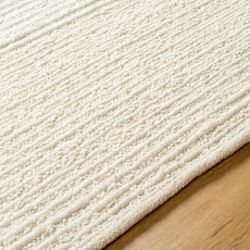 MIRA WOOL RUG IVORY