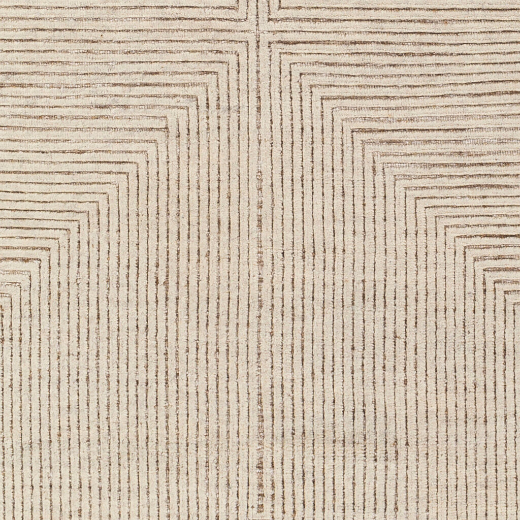 ADAM HANDMADE GEOMETRIC RUG NATURAL SAND