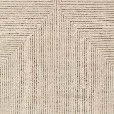 ADAM HANDMADE GEOMETRIC RUG NATURAL SAND