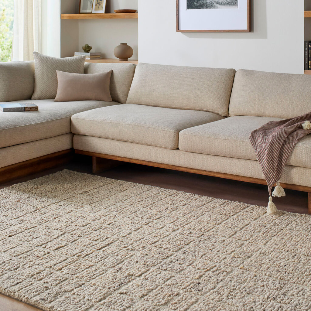 DAVIDOFF WOOL RUG OATMEAL