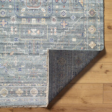 KUSHAL HANDMADE RUG SLATE IVORY