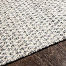AZALEA HANDMADE RUG GEOMETRIC BLUE