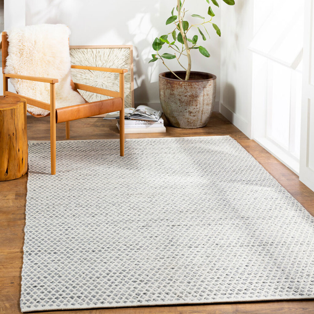 AZALEA HANDMADE RUG GEOMETRIC BLUE