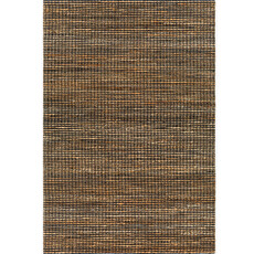 MADEIRA HANDWOVEN JUTE RUG TAN & BLACK