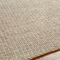 MADEIRA HANDWOVEN JUTE RUG TAN & GREY